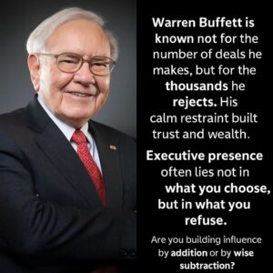 Warren Buffett Demonstrated Executive Presence & Storytelling Skills of Leaders by Executive Presence Coach Anand Munshi