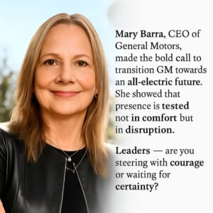 Mary Barra Demonstrated Executive Presence & Storytelling Skills of Leaders by Executive Presence Coach Anand Munshi
