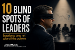 Blind Spots of Leaders and Deadly Mistakes CXOs Make by Executive Coach Anand Munshi
