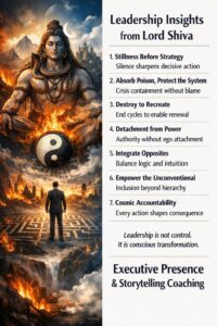 Management Principles from the Life of Shiva by Executive Presence and Storytelling Coach Anand Munshi
