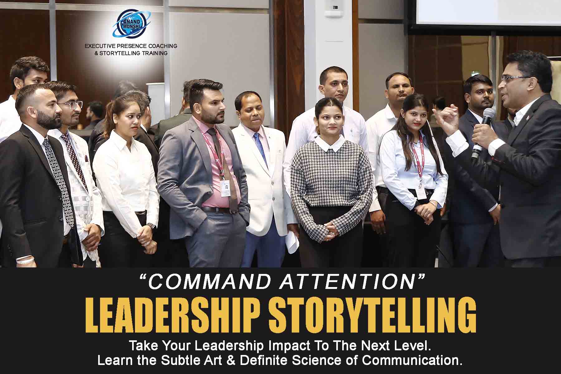 Storytelling Training for Corporate Leaders by Executive Presence Coach Anand Munshi